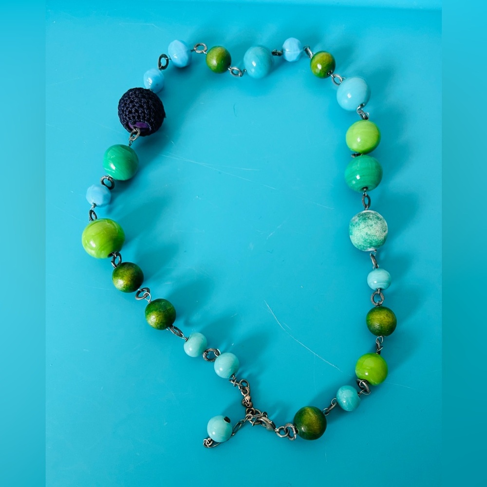 Vintage American Eagle Turquoise Necklace
